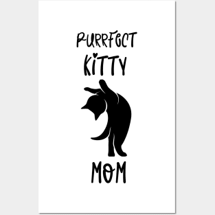 Purrfect Kitty Mom Posters and Art